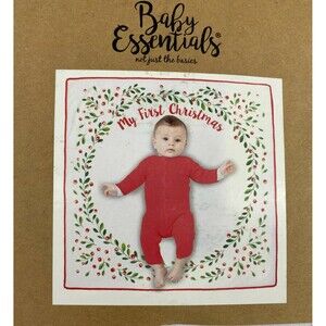 Baby's Firtst Christmas Photo Op Blanket Milestone 30" x 30" Baby Essentials